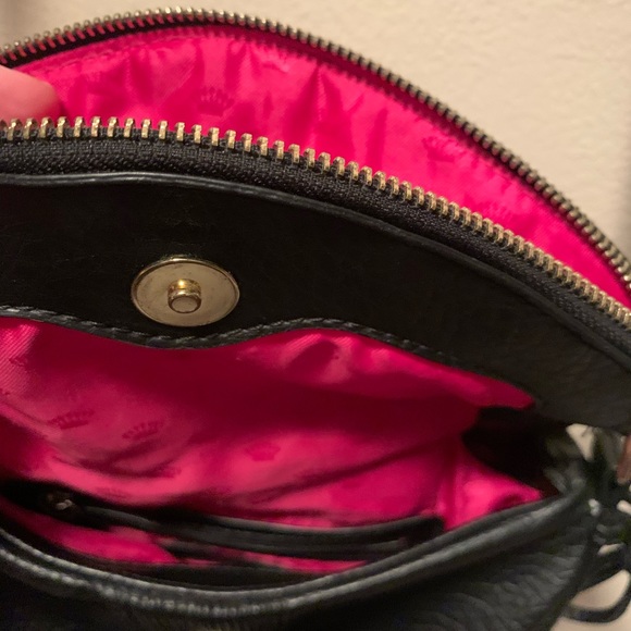 Vintage Juicy Couture Y2K Black Leather Purse - Picture 6 of 10